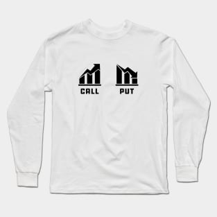 Binary Option Trader - Call Put Long Sleeve T-Shirt